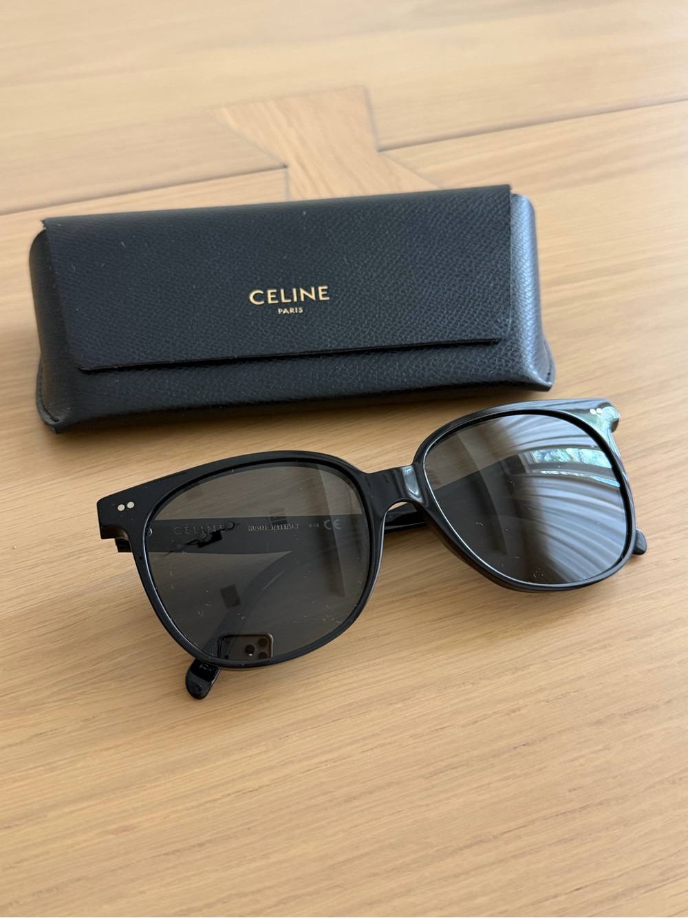 Celine Black Women's Sunglasses with Dark Lenses